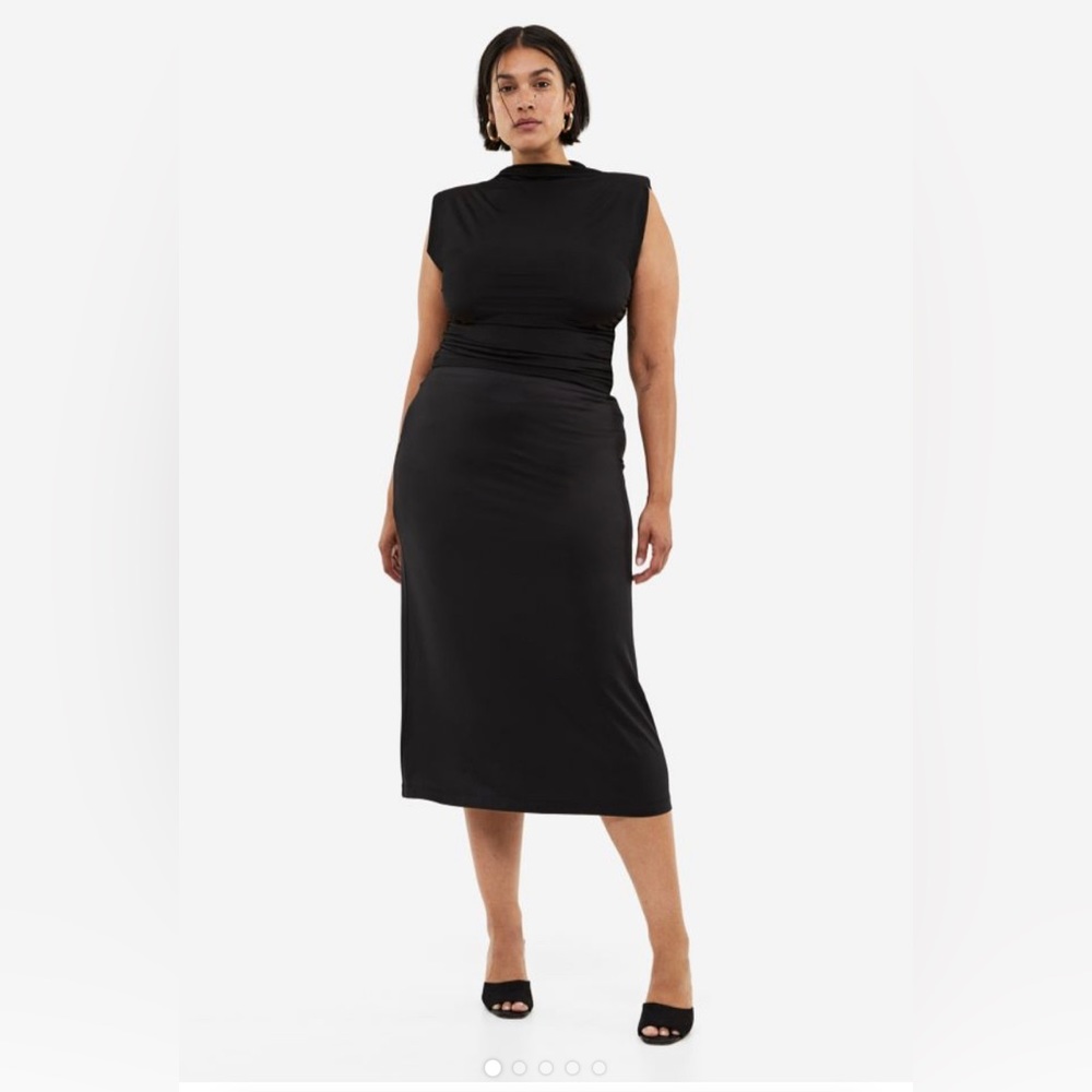 H & M Black Jersey Skirt